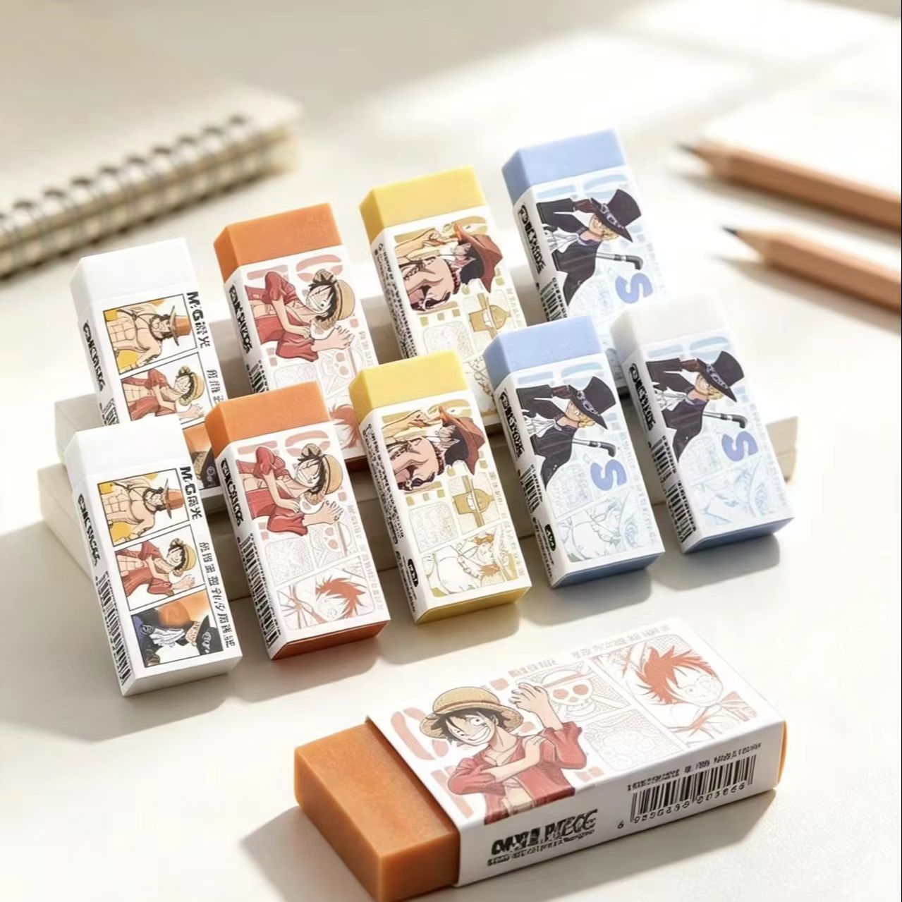 Cosplay Prop Designer - 원피스 테마의 예쁜 4B 지우개, 가벼운