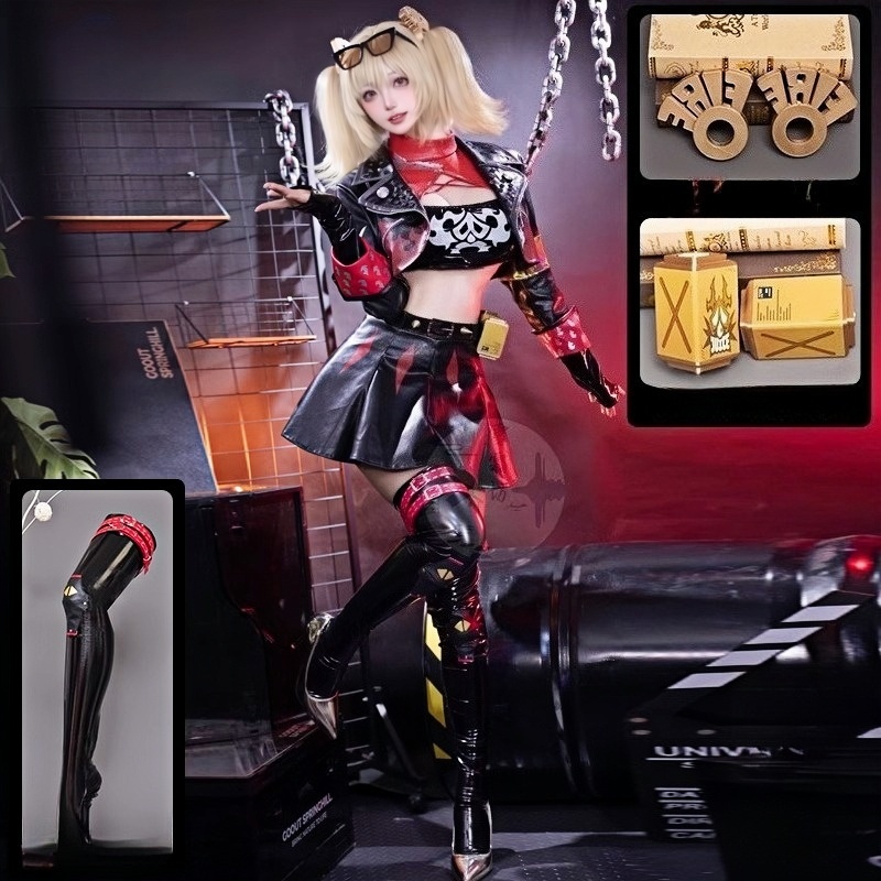 Burnice Cosplay Prop - 게임 젠리스 존 제로 버니스 화이트