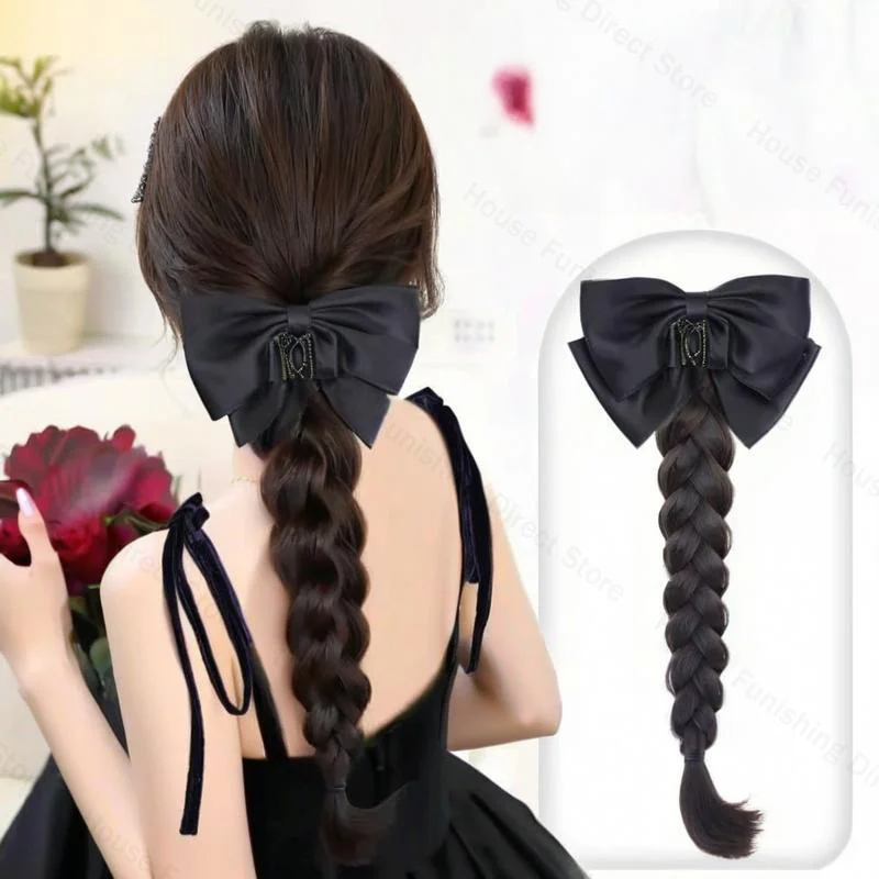 새로운 클로 클립 보우 가발 포니 테일 파악 클립 유형 - Cosplay Prop Bow 리뷰 및 가격