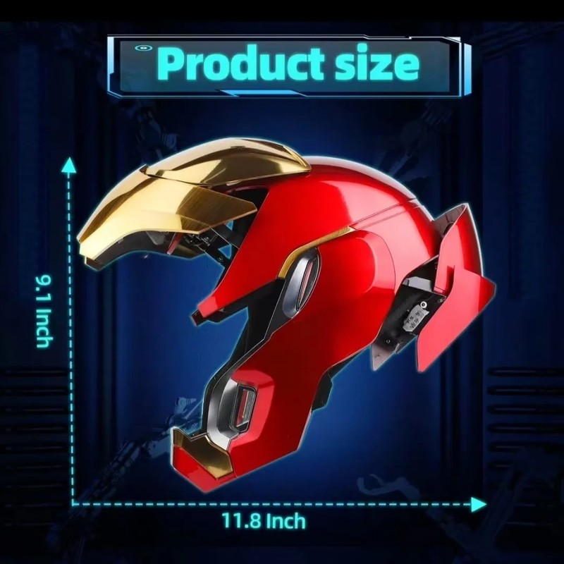 MK50 아이언맨 웨어러블 헬멧 음성 제어 디자인 코스 - Cosplay Prop Designer 리뷰 및 가격
