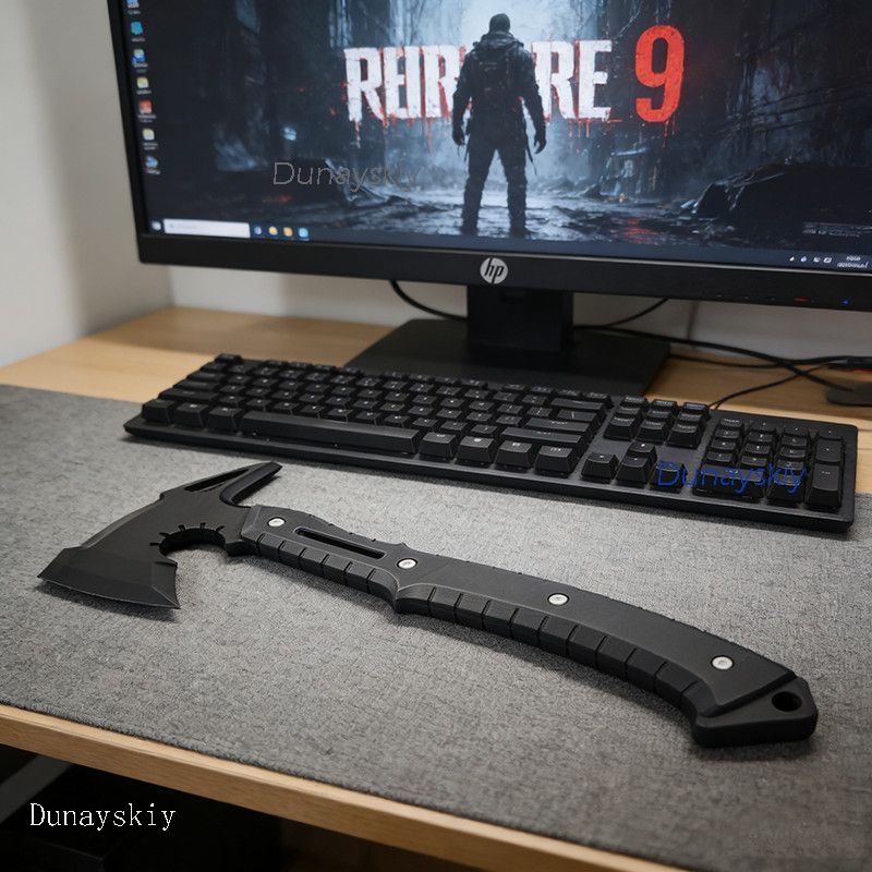 Re9 REQ 레온 코스프레 이블 레퀴엠 레온 롤플레잉 - Cosplay Prop Axe 리뷰 및 가격